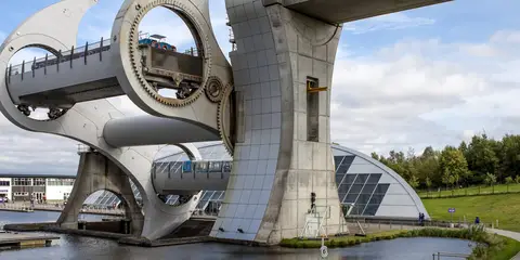 The Falkirk Wheel and The Kelpies