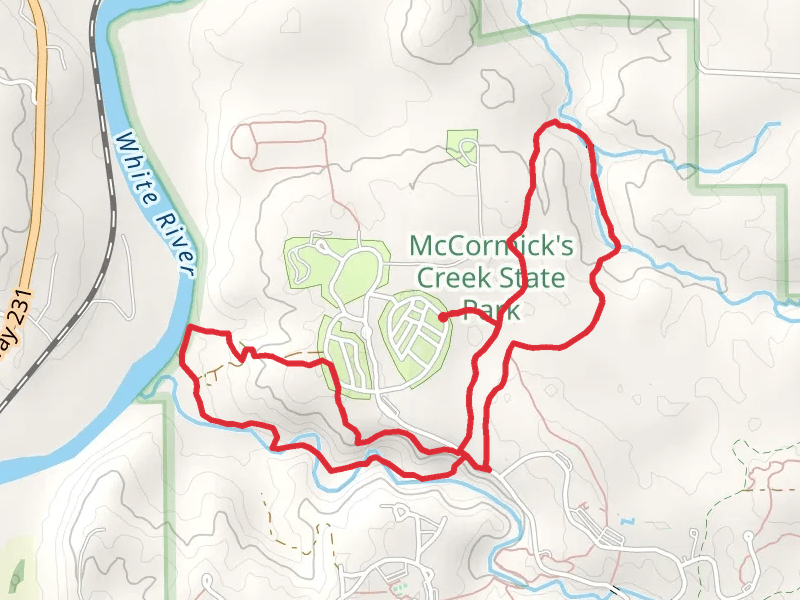McCormick's Creek Waterfall Loop