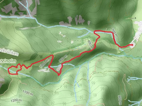 Wuhrsteinalm Loop via Gamsweg