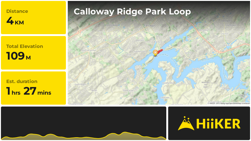 Calloway Ridge Park Loop | Knox County | Tennessee