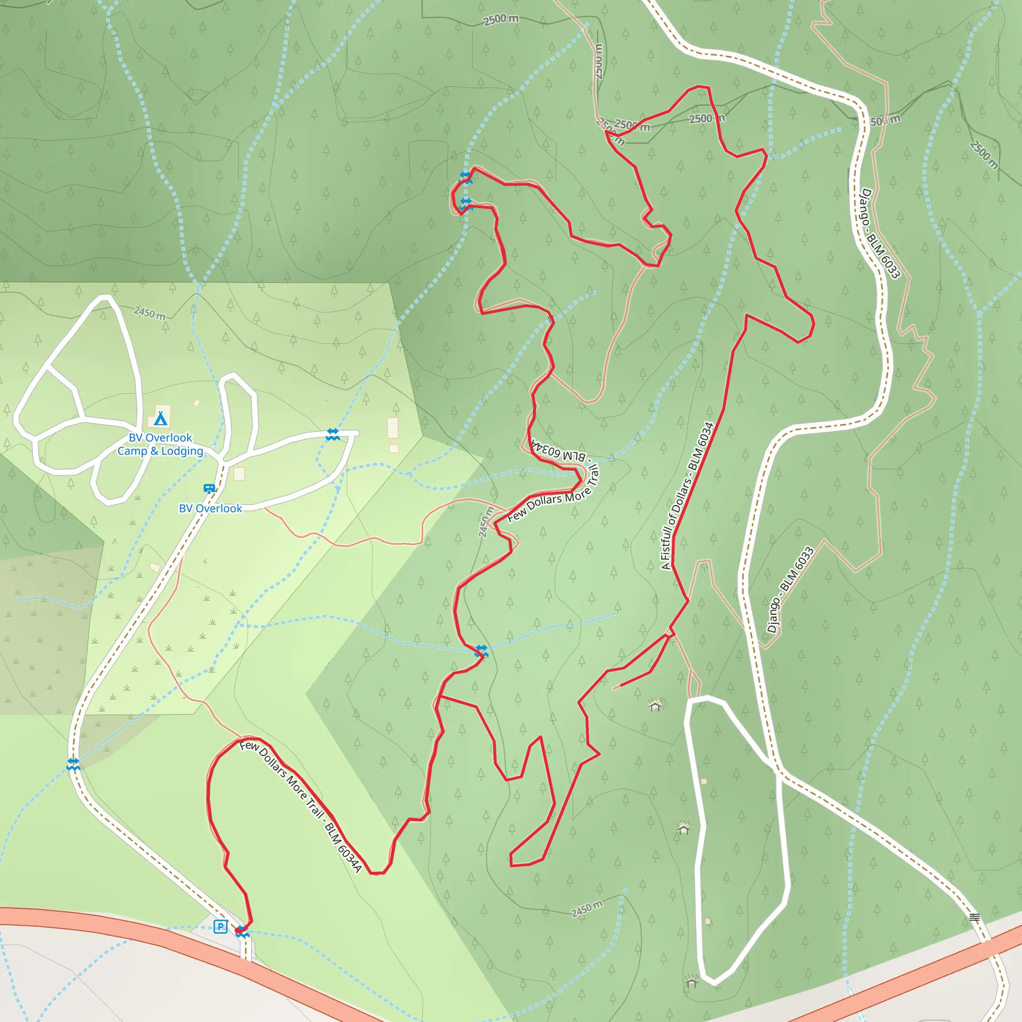 Few Dollars More and A Fistfull of Dollars Loop mobile static map