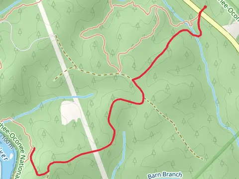 Ocmulgee River via Hitchiti Trail