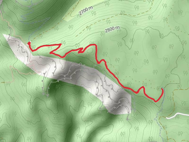 Virgin River Rim Trail - Strawberry Point to Cascade Falls