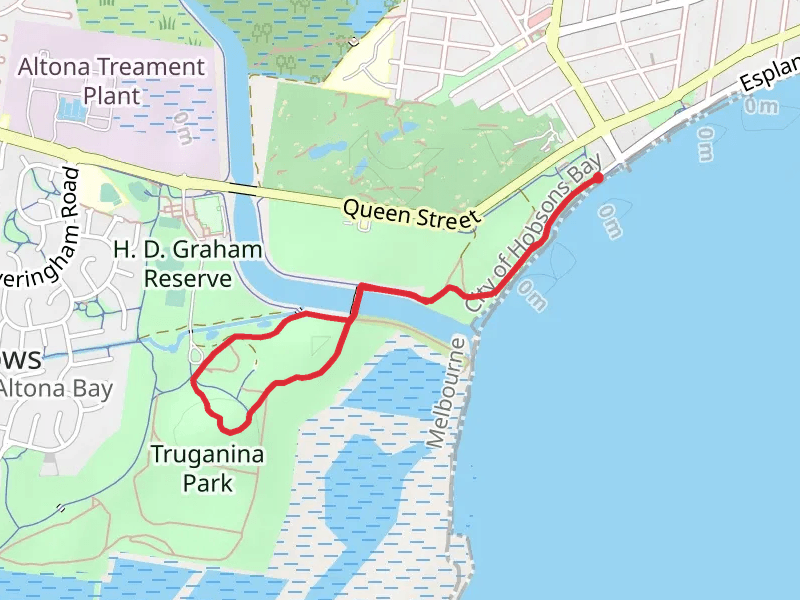 Truganina Park Trail and Laverton Creek Spit Walk