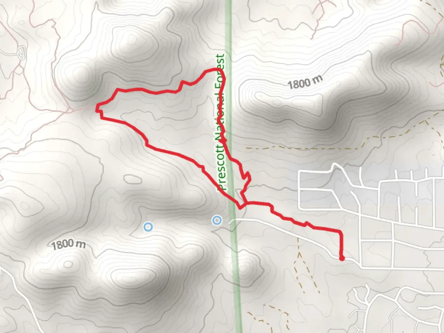 An image depicting the trail Willow and Hokaygen Loop and its surrounding area.
