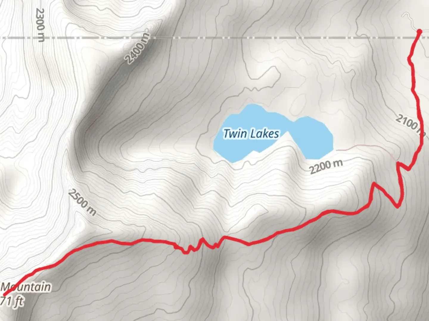 An image depicting the trail Granite Mountain Trail and its surrounding area.