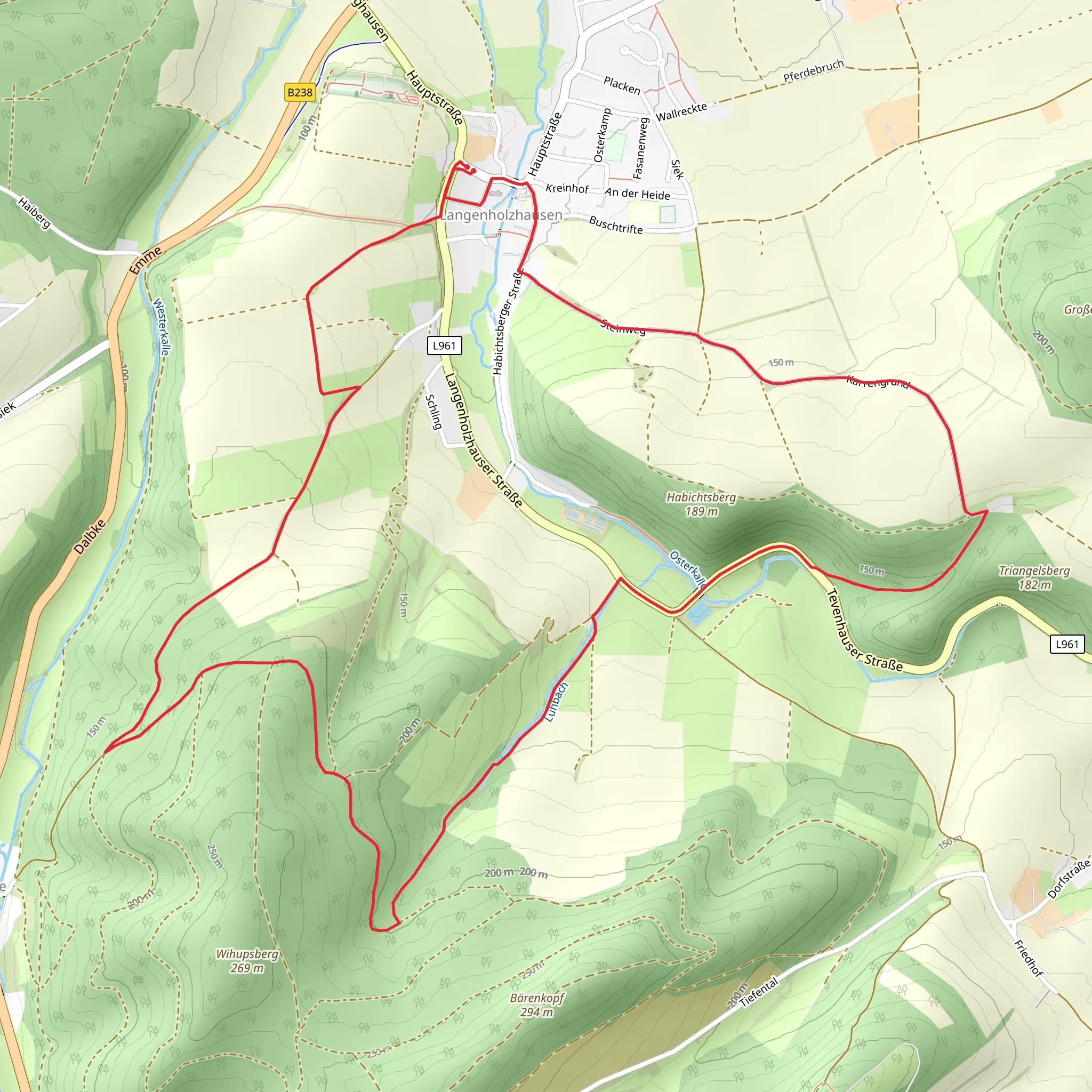Luhbachweg mobile static map