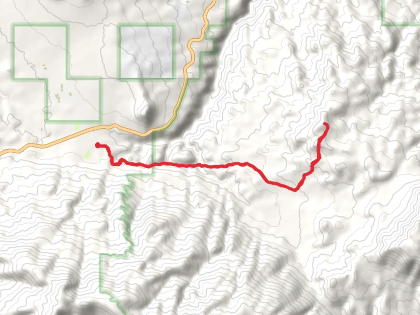 An image depicting the trail Sheep Mountain via Cactus Springs Trail and its surrounding area.