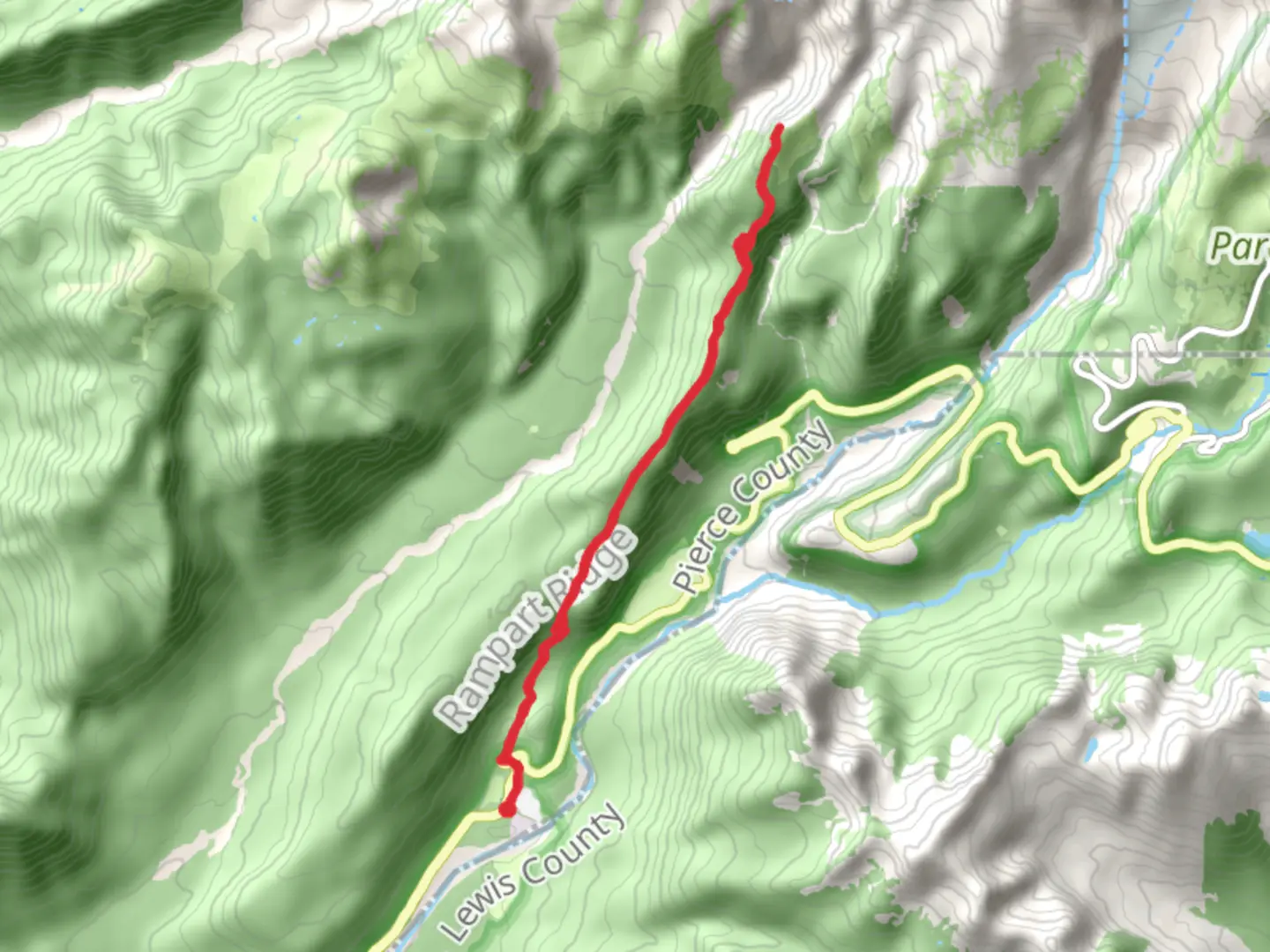 An image depicting the trail Mildred Point Trail and its surrounding area.