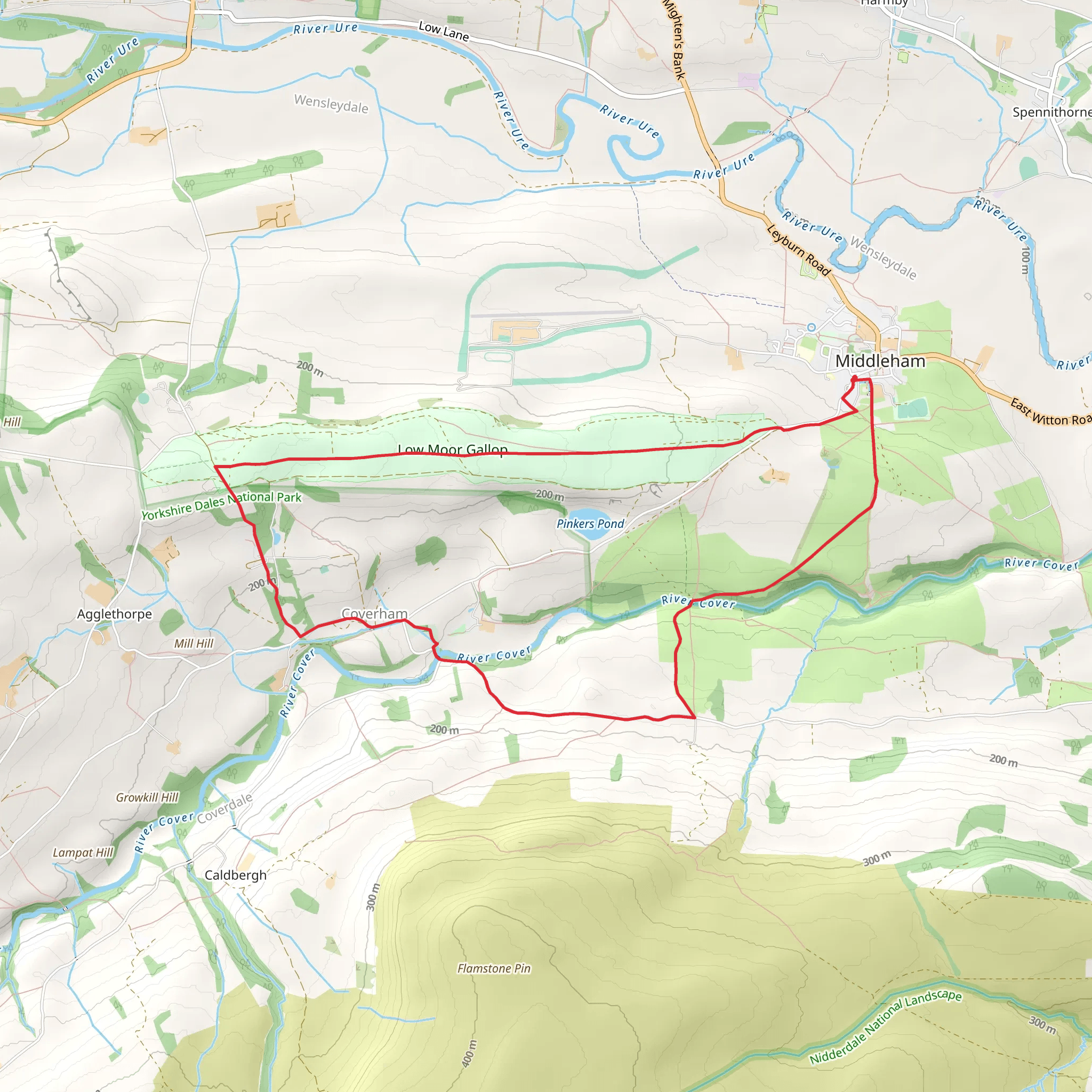 Middleham - Low Moor - Tupgill Park - Coverham and Coverdale | North