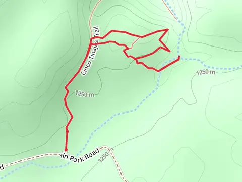 Cinco Tinajas Trail Loop