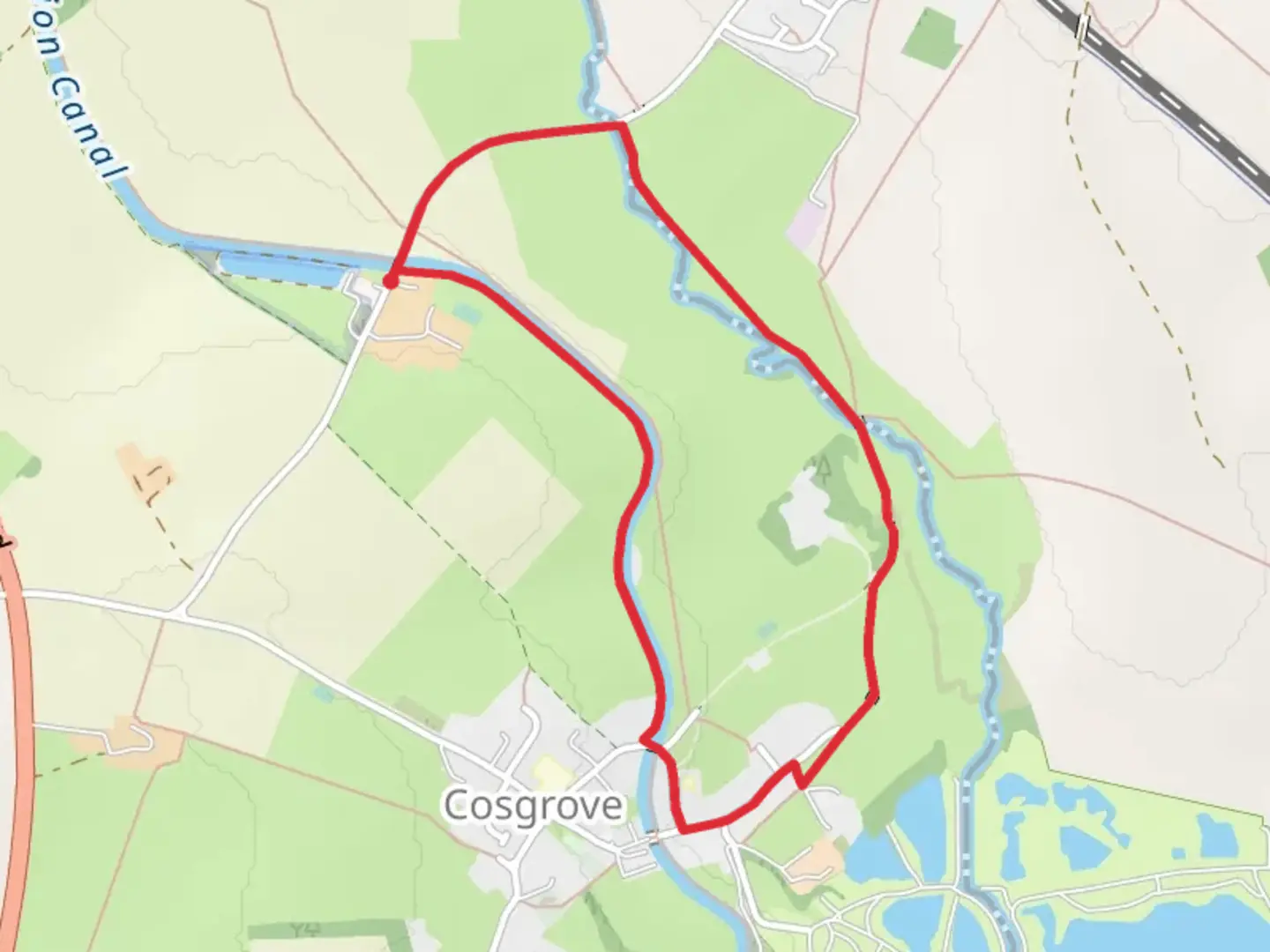 An image depicting the trail Cosgrove Walk and its surrounding area.