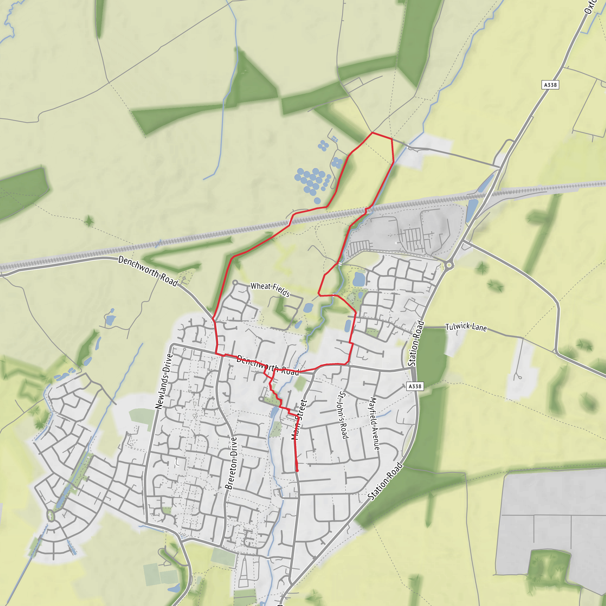 Cowslip Meadow mobile static map