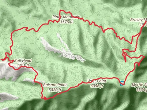 Trillium Gap, Brushy Mountain and Bull Head Loop Trail
