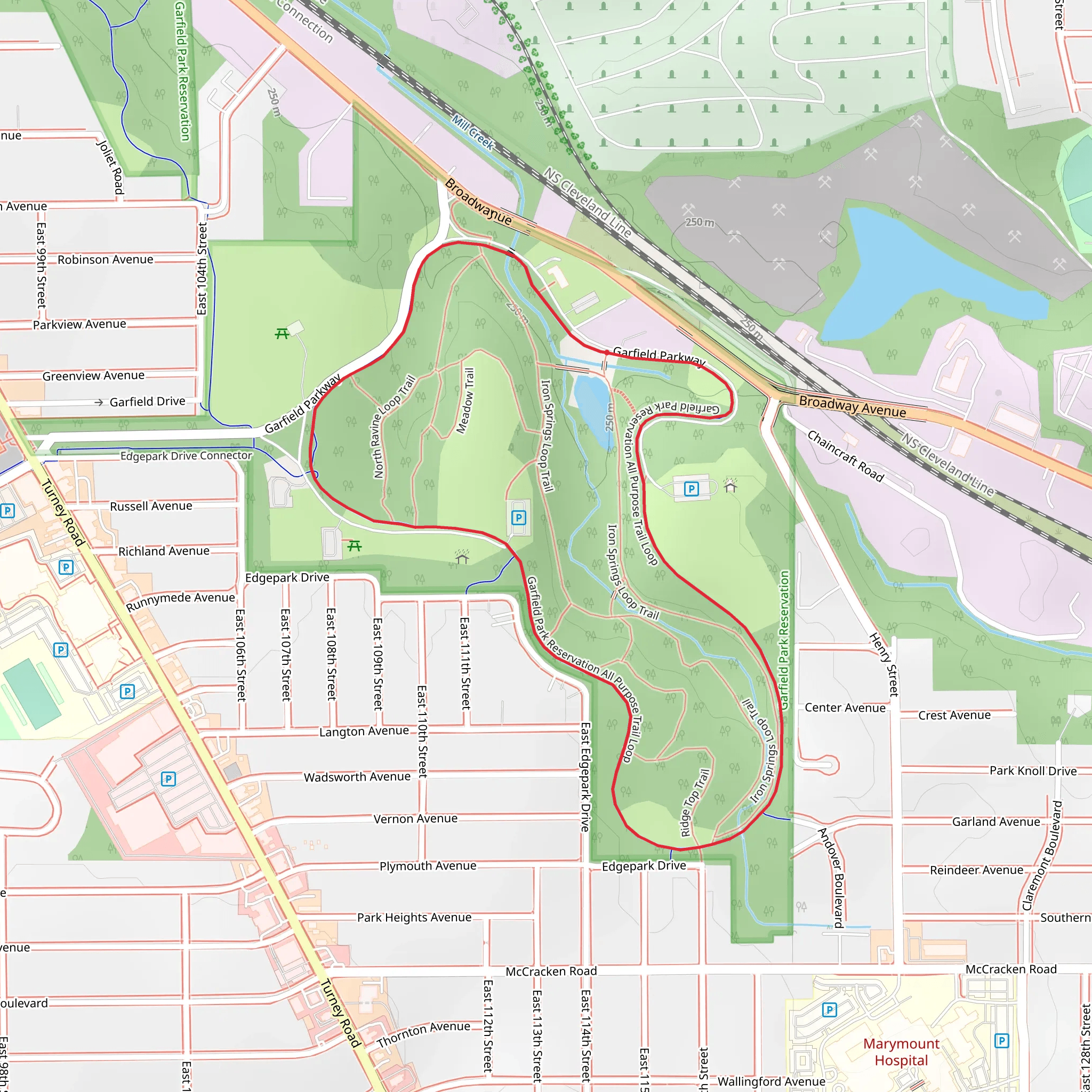 All Purpose Trail Loop mobile static map