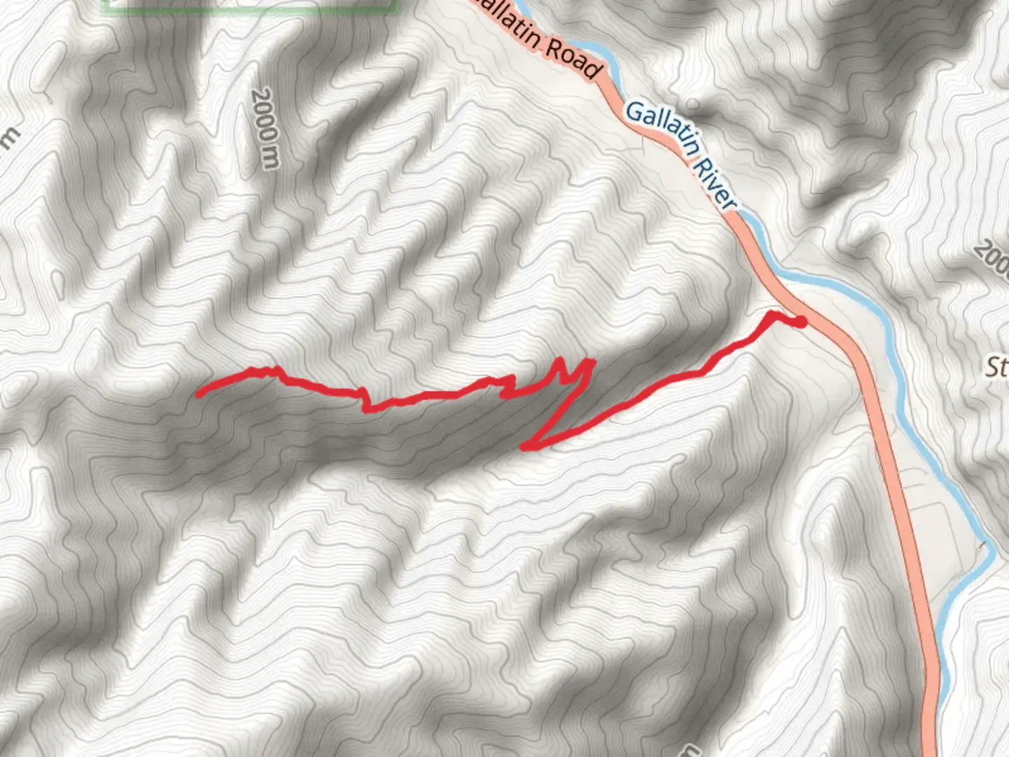 An image depicting the trail Indian Ridge Trail Out and Back and its surrounding area.