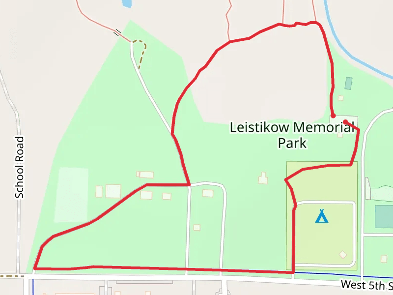 Leistikow Memorial Park Loop