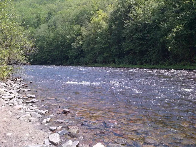 Glen Onoko Run Trail Lehigh River