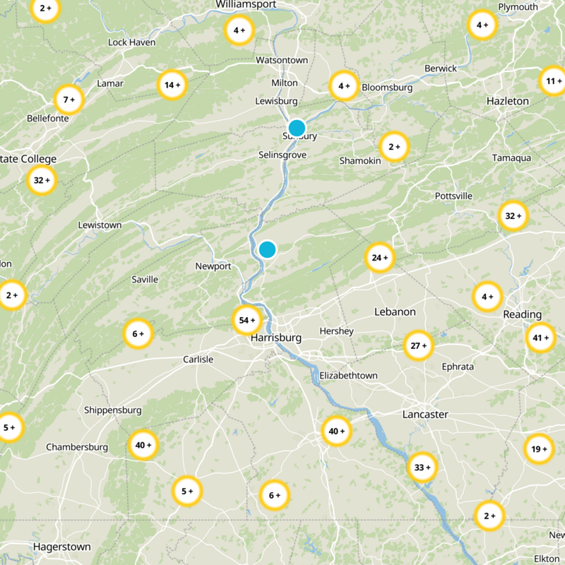 Dauphin County Static Map