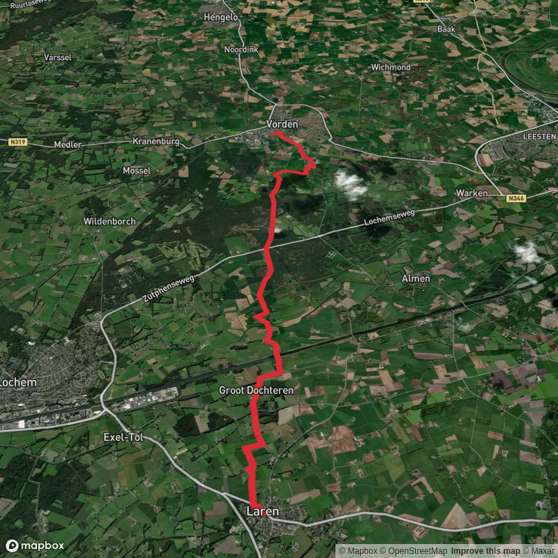 Laren to Vorden via Pieterpad deel 1