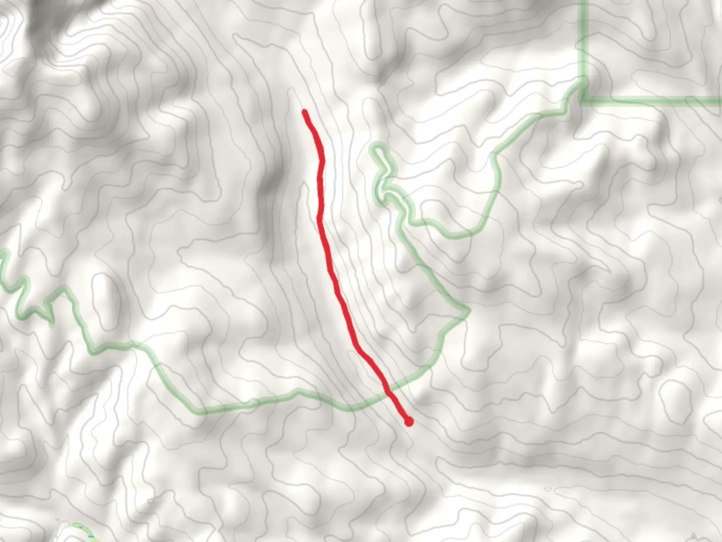 An image depicting the trail Middle Fork Trail and its surrounding area.
