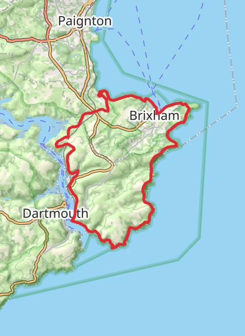 Torbay Walking mobile static map