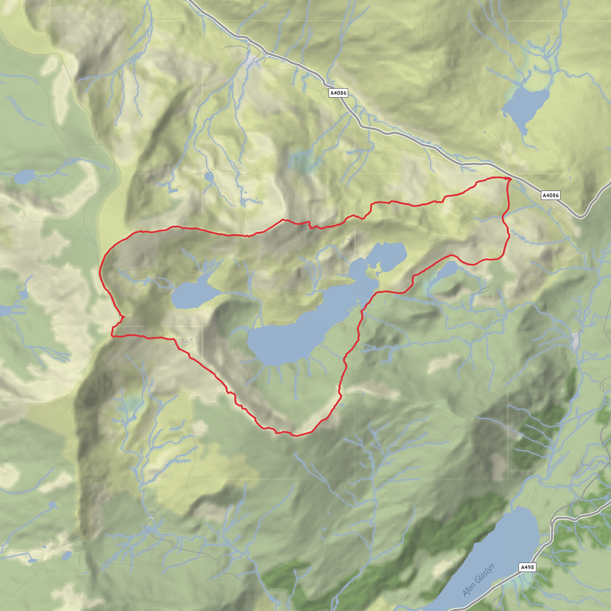 Wales 7 Summits (Day 3) mobile static map