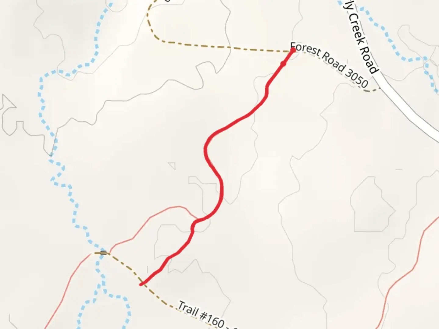 An image depicting the trail Winding Trail and its surrounding area.