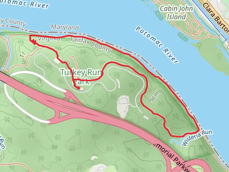 Potomac River - Turkey Run Loop Trail