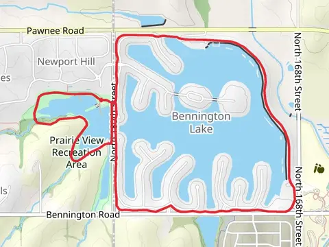 Prairie View Lake and Bennington Lake Loop