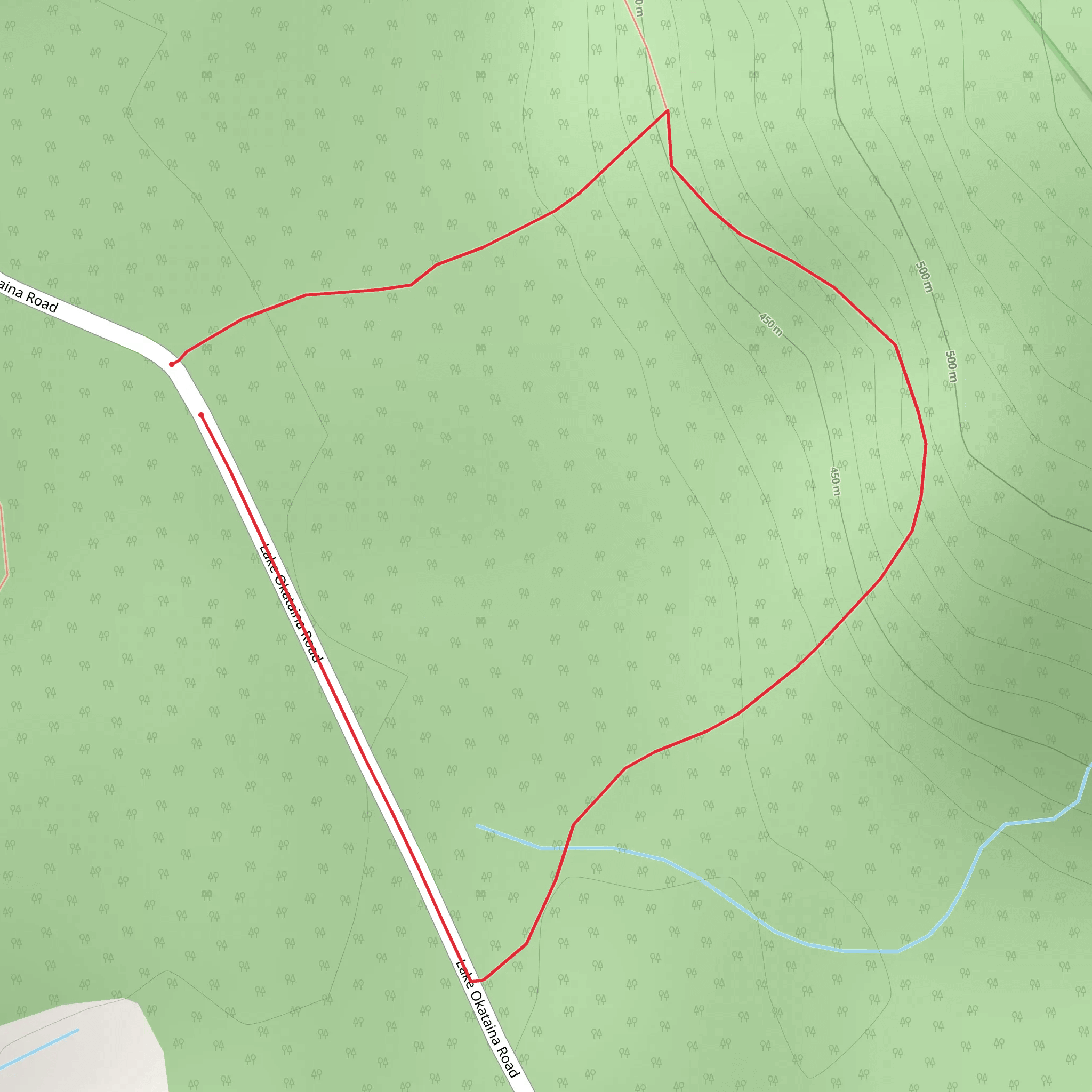 Lake Ōkataina - Kepa Track mobile static map