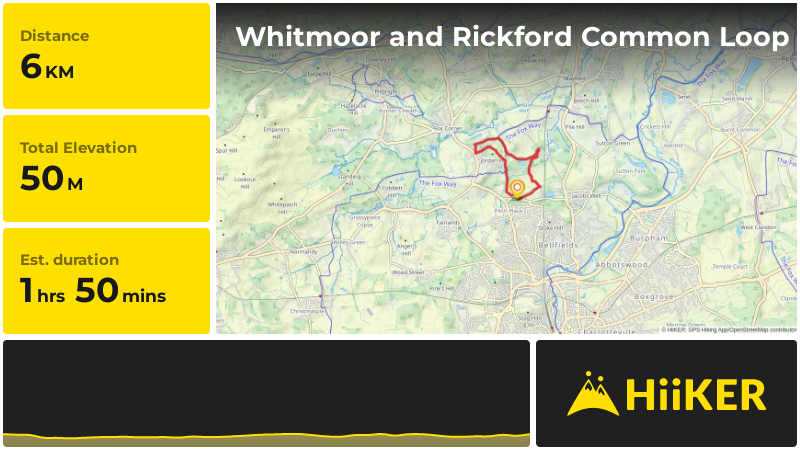 Whitmoor and Rickford Common Loop | Surrey | England