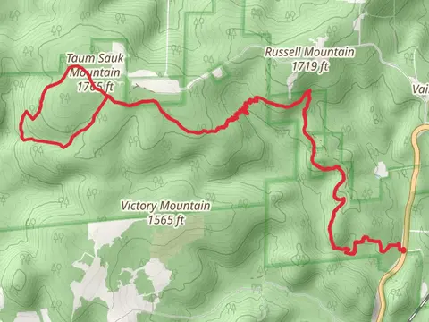 Ozark Trail - Taum Sauk Section and Mina Sauk Falls Loop Trail