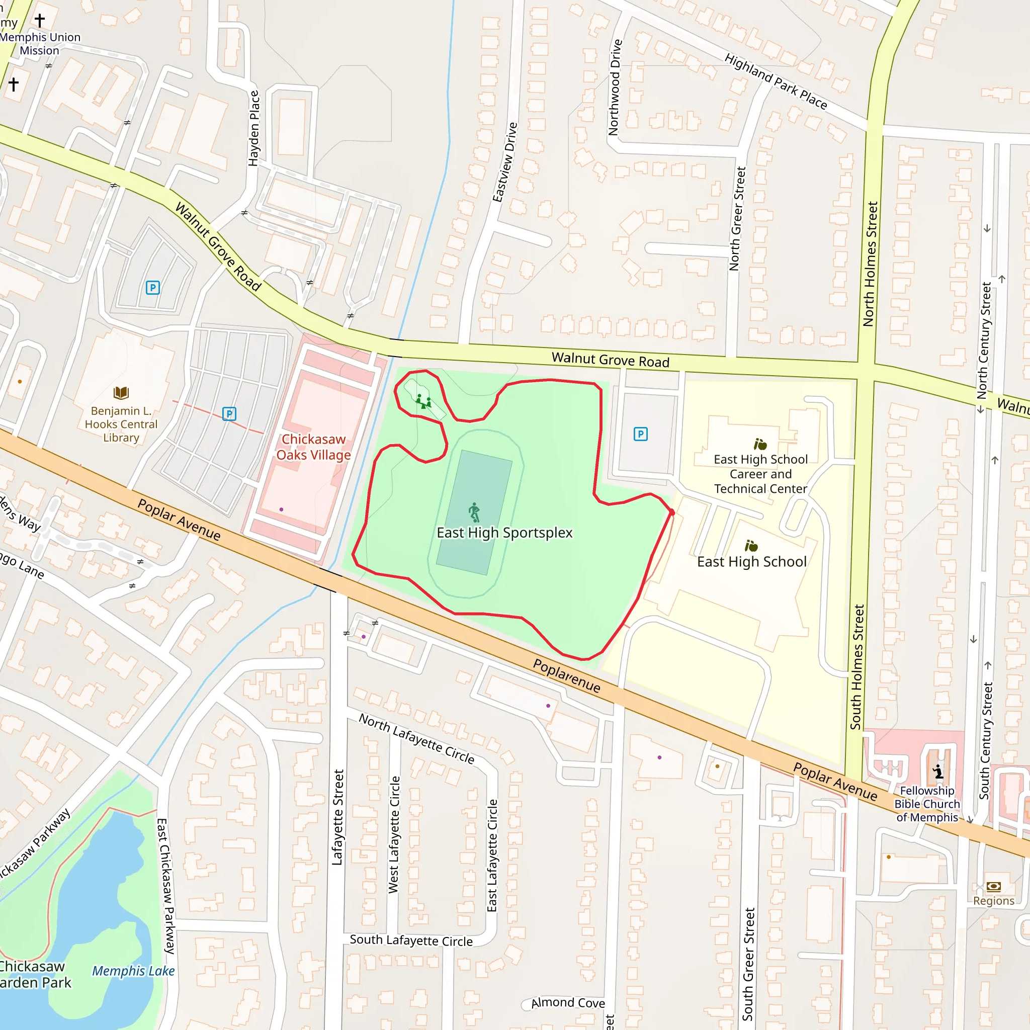 East High Sportsplex Loop | Shelby County | Tennessee