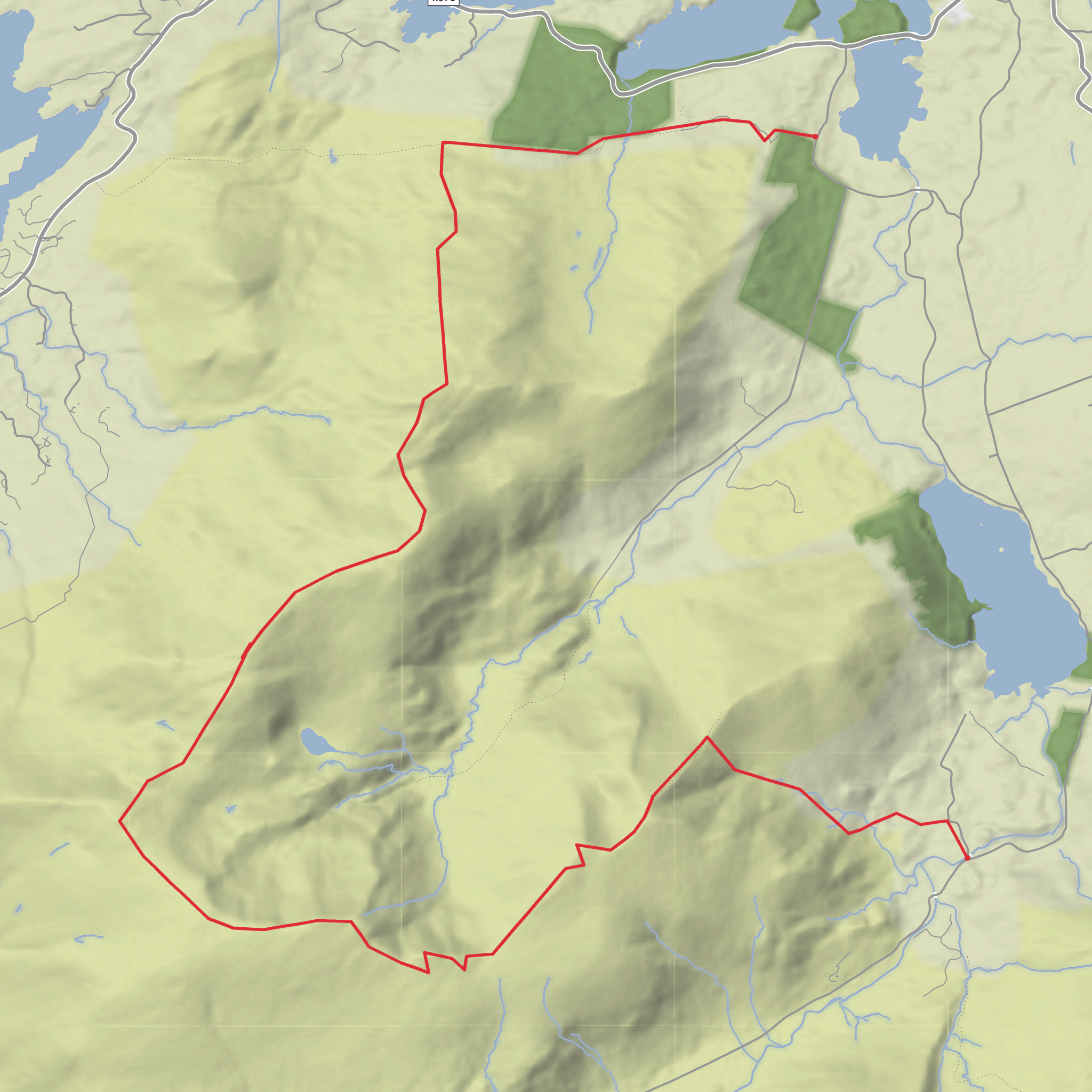 Coomnageena Horseshoe mobile static map