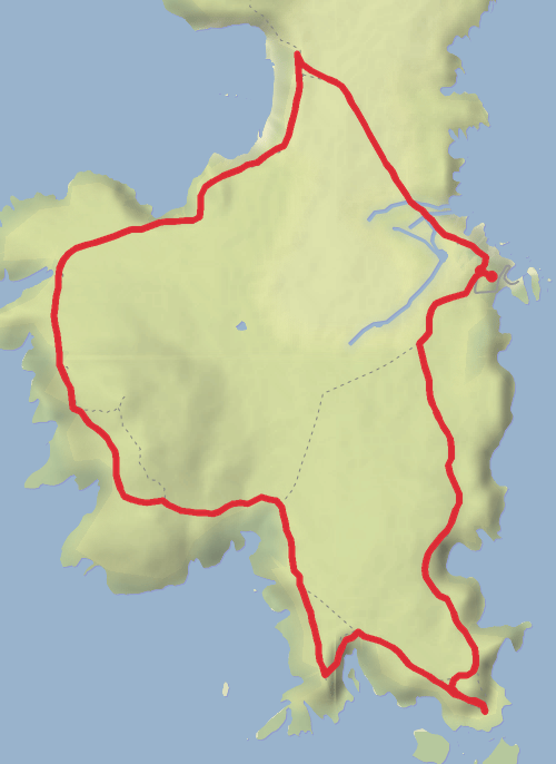 Ramsey Island RSPB reserve St. David's mobile static map