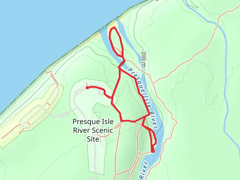 Presque Isle River Scenic Site Loop