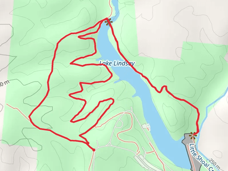 Lake Lindsay - Crawfish Valley Trail Loop