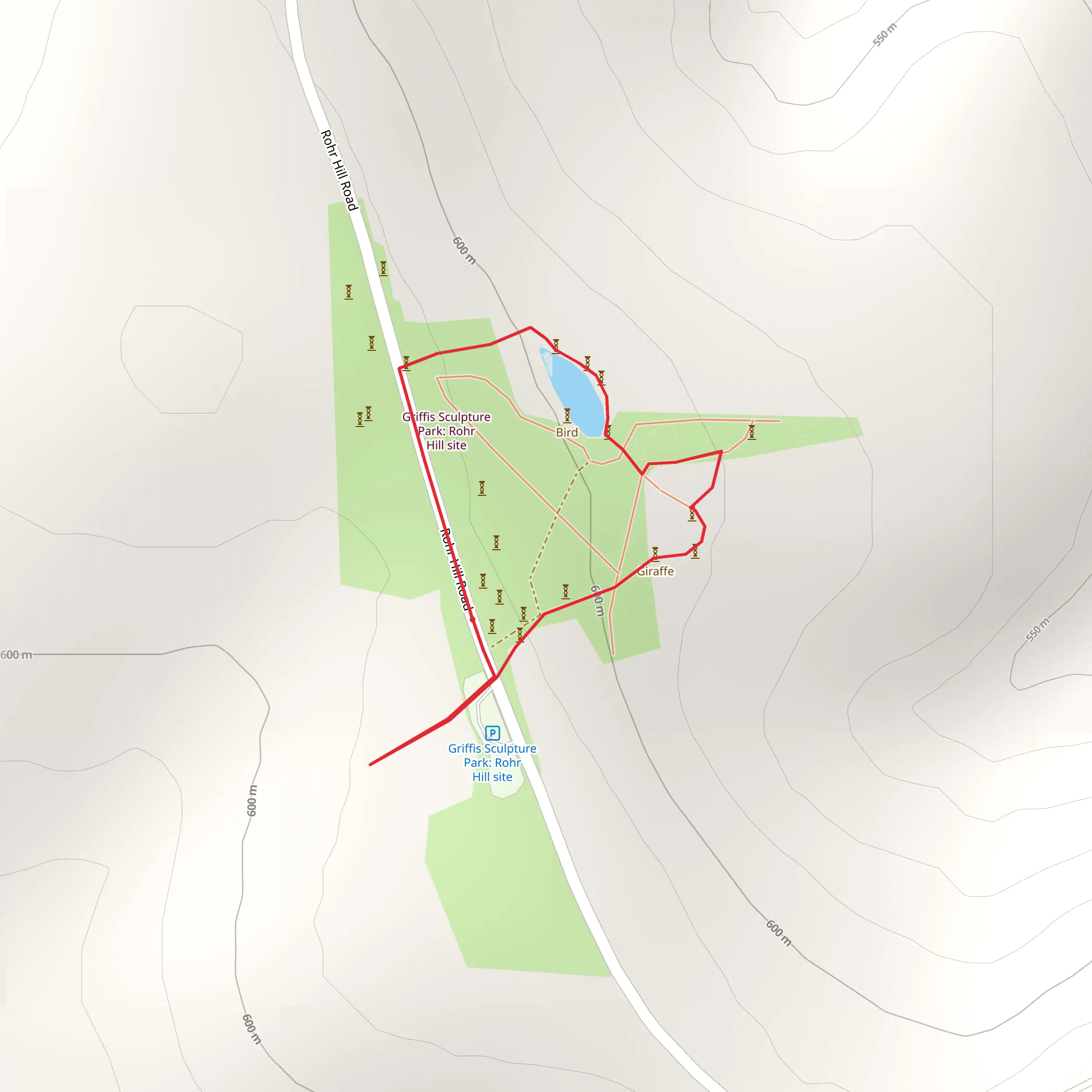 Rohr Hill Road Loop mobile static map