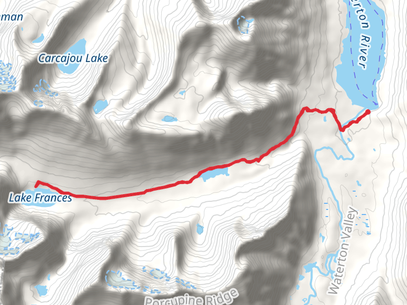 Lake Frances via Boulder Pass