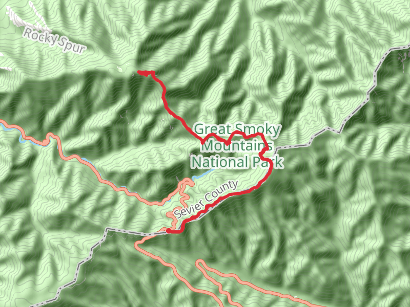 Myrtle Point and Alum Gap via Appalachian Trail