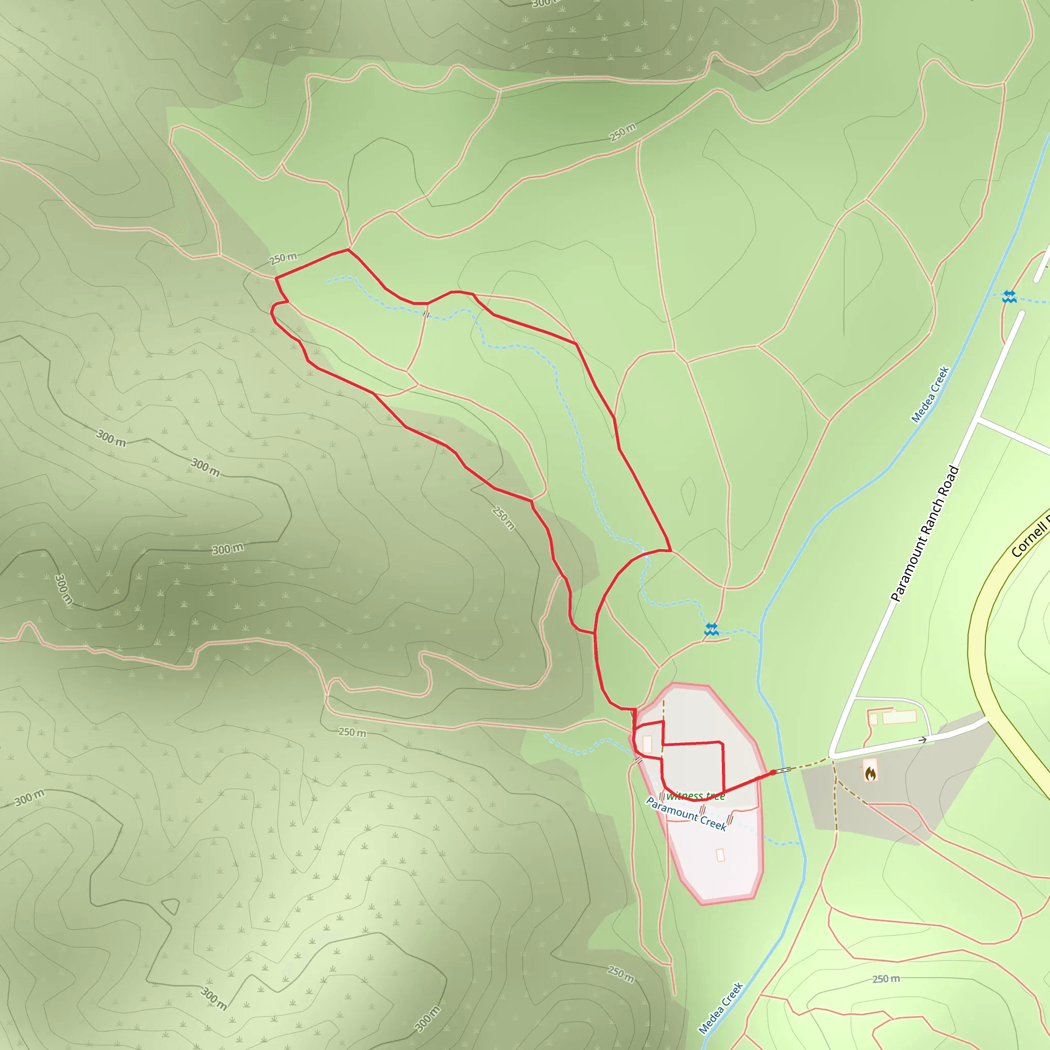 Medicine Woman Trail mobile static map