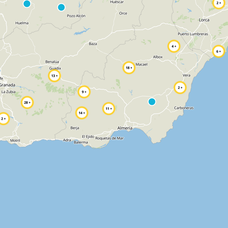Alhama de Almería Static Map