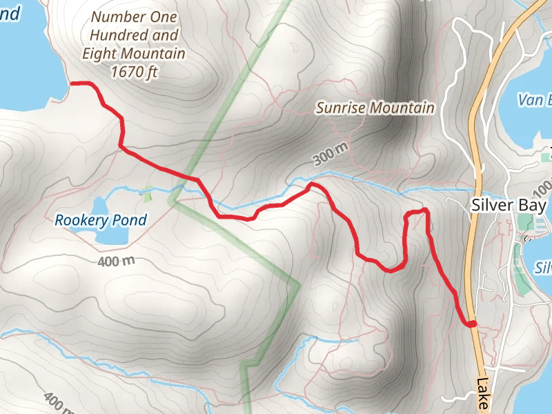 Jabe Pond Trail From Silver Bay