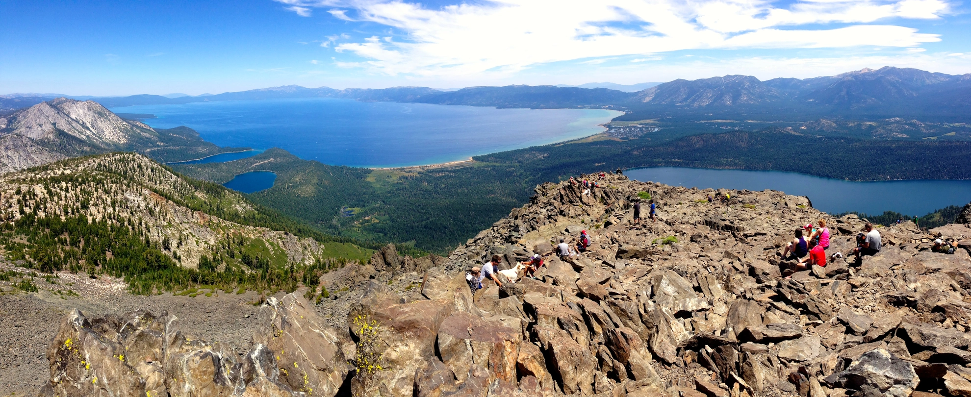 An image depicting the trail Genevieve, Crag, Stony Ridge and Rubicon Lakes via Tahoe Yosemite Trail and its surrounding area.