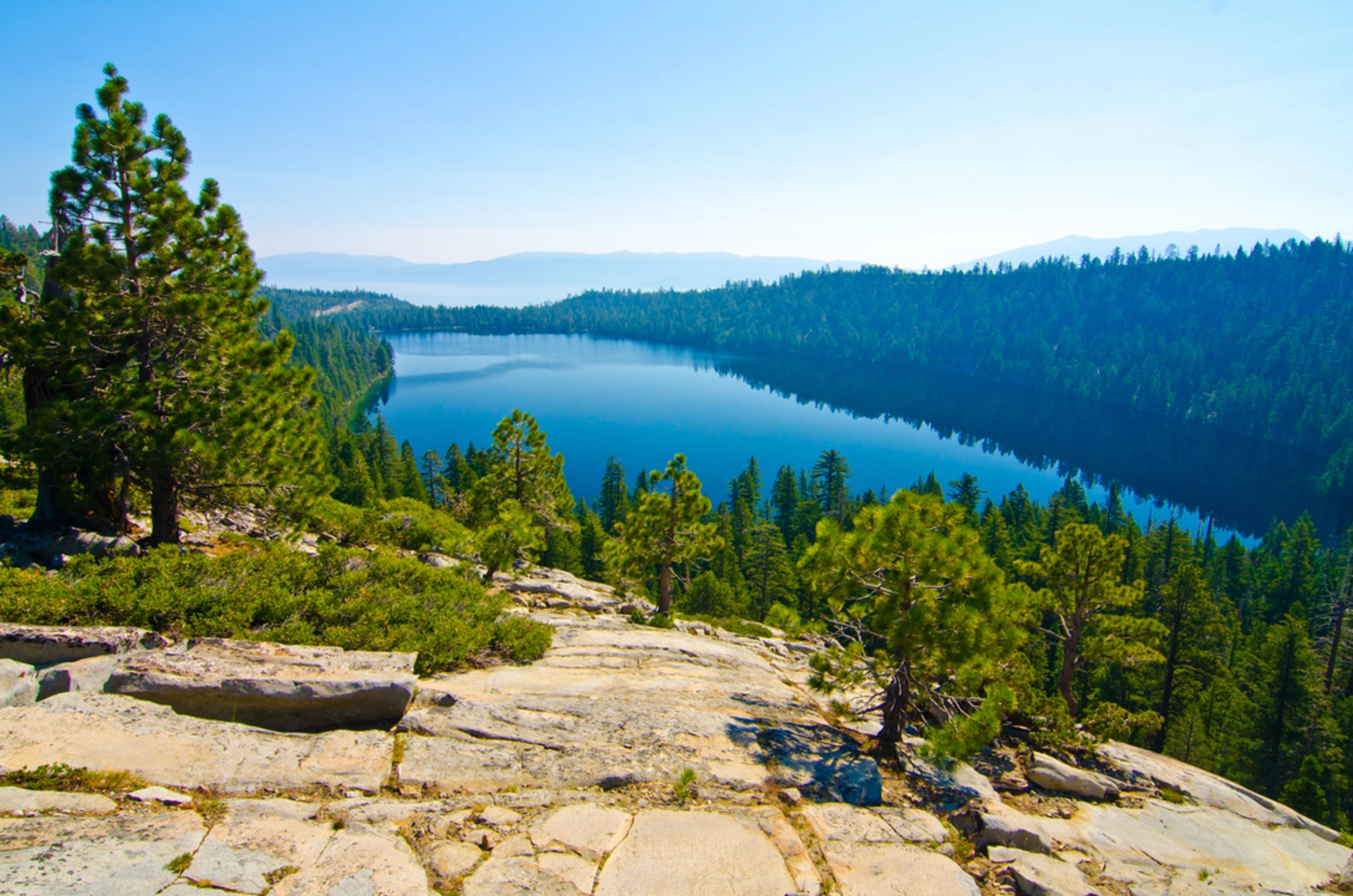 An image depicting the trail Fallen Leaf Campground Path Trail and its surrounding area.