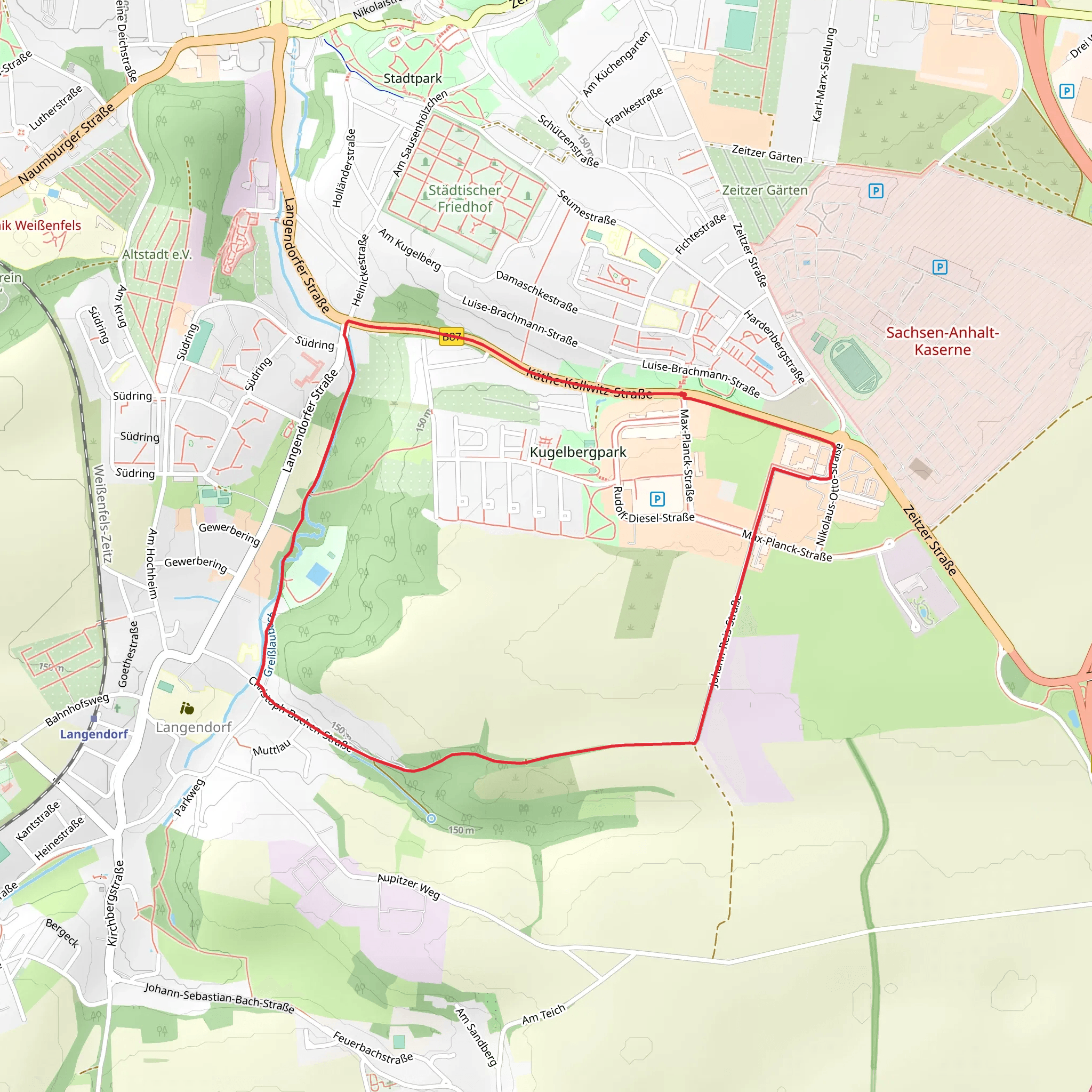 Greisslaubach Loop mobile static map