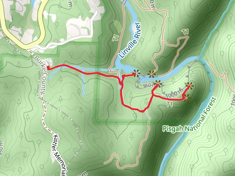 Linville River - Erwin's View Trail