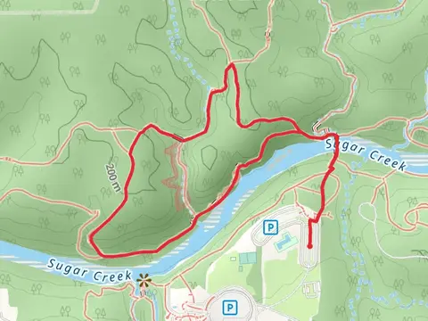 Trail 5 Loop via Sugar Creek