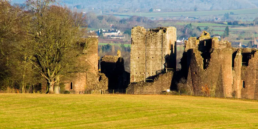Goodrich Castle - Coppet Hill and River Wye
